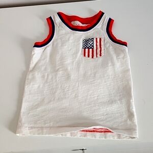 Oshkosh Bgosh 12 month boys tank top america. Usa. Patriotic